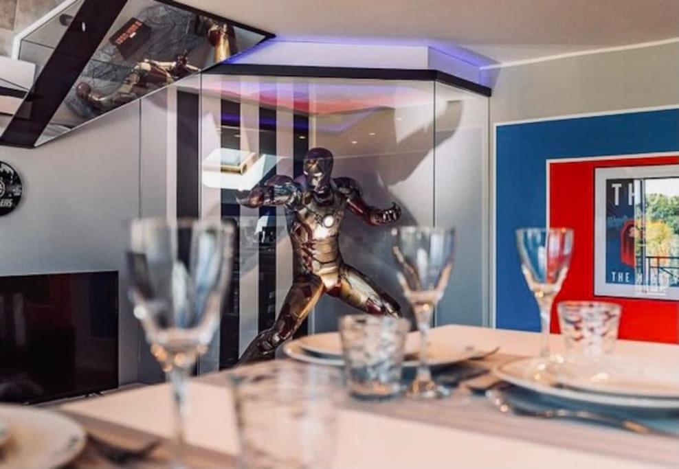 Appartement Disney Avengers, 5 Min Des Parcs Magny-le-Hongre Exteriör bild